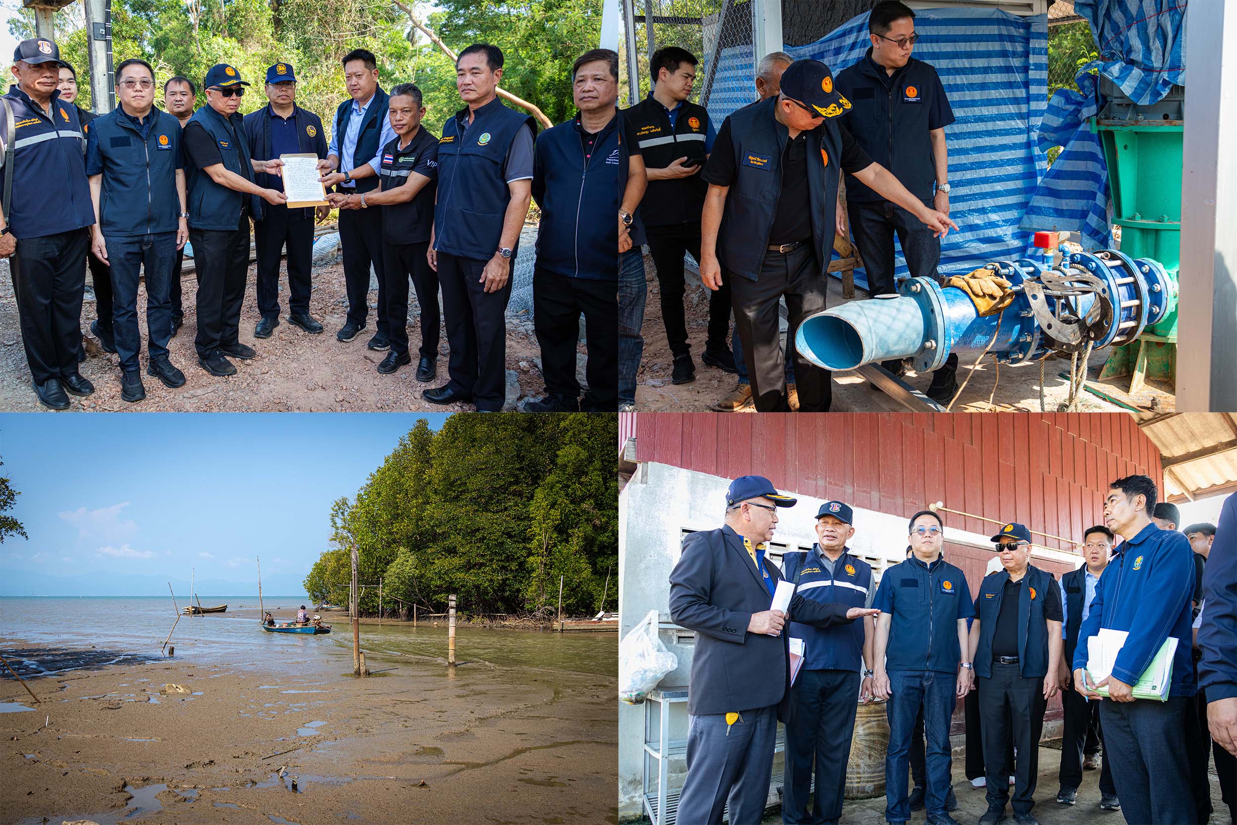 สว.พบประชาชน ภาคตะวันออก ลงพื้นที่ติดตามประเด็นท่อส่งน้ำระบบชลประทานชำรุด ปัญหาปากคลองอ่าวกรูดตื้นเขิน พร้อมทั้งรับฟังประเด็นความเดือนร้อนของประชาชนในพื้นที่จังหวัดตราด  .