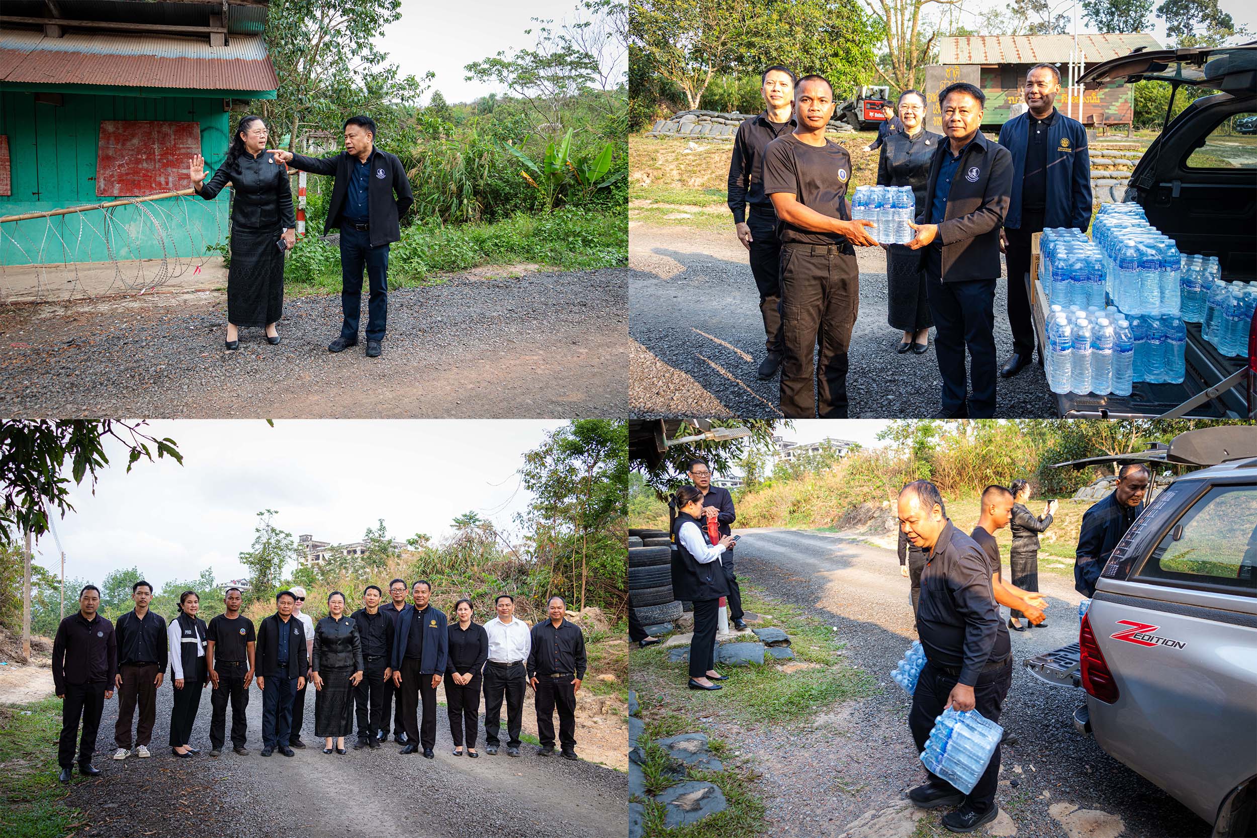 รปส. เดินทางลงพื้นที่ชายแดนบริเวณบ้านท่าเส้น &ndash; ทมอดา ให้กำลังใจกำลังพลทหารพรานนาวิกโยธินที่ปฏิบัติงานตามแนวชายแดน