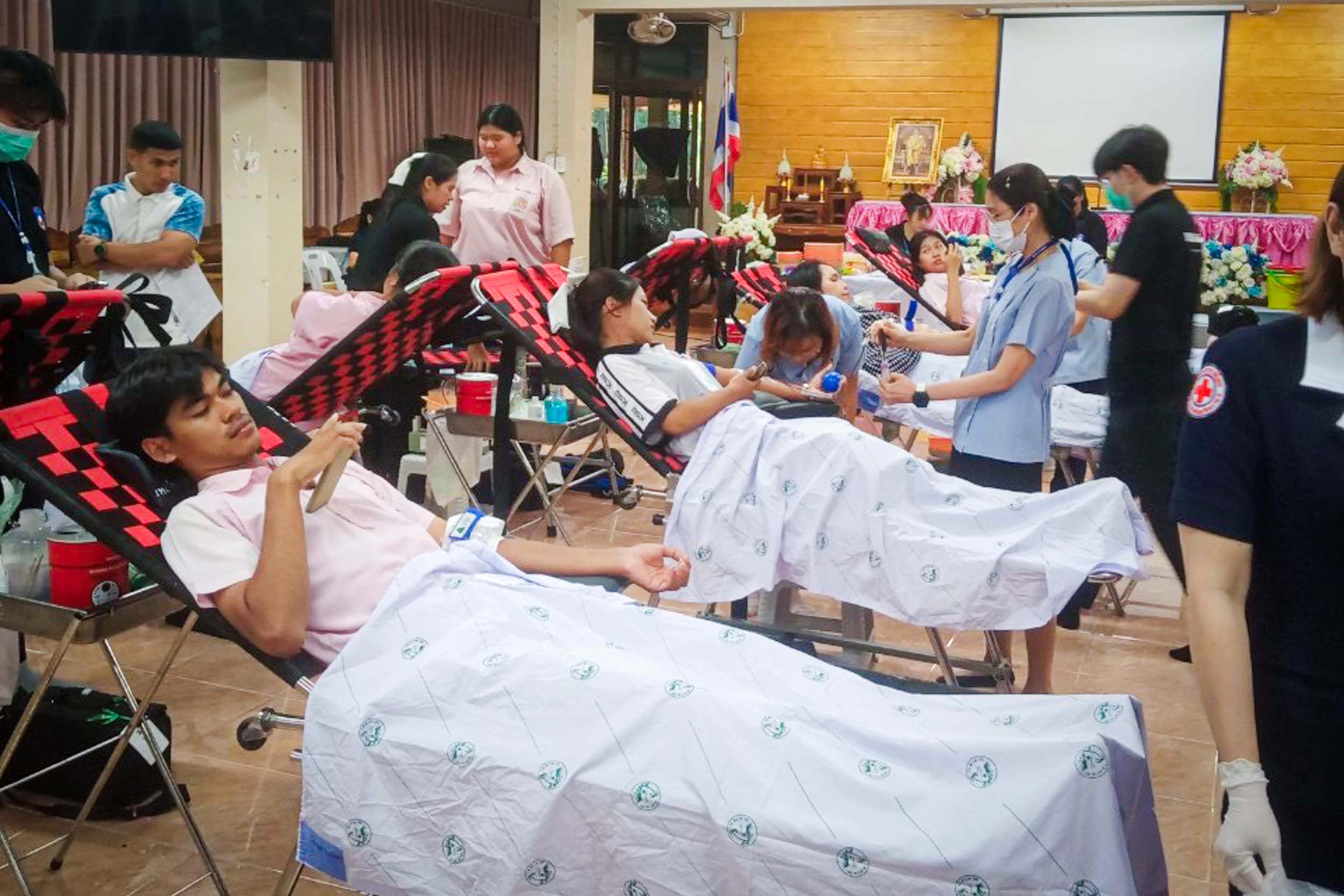 เหล่ากาชาดจังหวัดตราด กำหนดจัดกิจกรรมออกรับบริจาคโลหิตในพื้นที่ต่าง ๆ  ในเดือนสิงหาคม 2569  